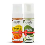 Purobio Vitamin c & Tea Tree Foaming Face Wash Combo For Reduces Dark Spots 300ml