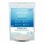 Healthgenie 100% IP grade Quality 2kg Epsom Salt (Magnesium sulphate - MgSO4) Bath Salt for Relaxation, Pain Relief,Muscle Relief, Relieves Aches & Pain, Skin, Hair and detoxifying body, Plants growth & nutrient (Pouch)