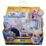 Paw Patrol, Skye Deluxe Movie Transforming Toy Car with Collectible Action Figure, Kids Toys for Ages 3 and up