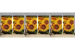 JAMUWAL Digital Print Sunflower Window Curtain Pack of 6
