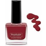 ELLICIA BreatheWell Nail Color Ultimate Breathability and Long-Lasting Shine | DeepRed