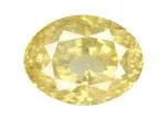 Feel Touch Mart 6.50 Carat Yellow Sapphire Best Ceylon Pukhraj Stone Original Certified Ceylon Yellow Sapphire Sri lanka Mines Stone Best Unheated & Untreated For Ring & Pendant By