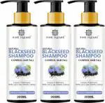 Pink Square Blackseed Shampoo Anti-Dandruff and Hair Fall Daily Care Damage Repair All Hair Types Men and Women 200 ml (pack of 3)