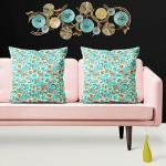 ArtzFolio Cut Piece | Cushion Cover Throw Pillow Cover Case for Sofa & Living Room | Cotton Canvas Fabric | 20 x 20 inch (51 x 51 cms); Set of 2 pcs