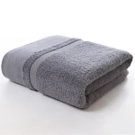 LINEAR Bamboo Bath Towel Towels for Bath Towel for Men & Women Quick Dry & Ultra Absorbent Towel for Bathroom Large Size Ultra Soft (140 x 70 cm - 600 GSM) (Grey)