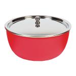 Mosaic Microwave Safe Serving Bowl with Steel Lid 600 ml