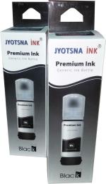 GPN PRINT Ink Refill Epson 001 003 Compatible L5190 L3150 L3110 L1110 Black Ink Bottle (Pack of 2)