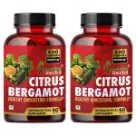 Humming Herbs Citrus Bergamot 15500mg Supplement for Healthy Cholesterol Level - 90 Capsules - Pack of 2