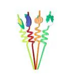 BLUE WONDER Plastic Straw Colour Full With Free Gift , Multicolour, (Pack of 1)