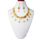 JAYA VISION ENTERPRISES Gemstone Yellow Aventurine Tumble & beaded Solar Plexus Chakra Choker Necklace