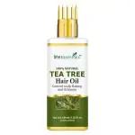 She Essentials Tea Tree Anti Dandruff Hair Oil with Tea tree oil & Ginger for Dandruff-Free Hair |No Mineral Oil, Silicon or Paraben| Hair Growth | Hair Fall Control | 100 ml Pack of 1