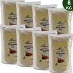 Farmbean Organic Jowar Flour 8Kg | Jawar Ka Atta | Sorghum Flour | Jonna Flour| Healthy Food| Gluten Free Atta, No Preservatives, No Trans Fats, High Protein Food | Jowar Flour | High Protein & 100% More Fibre