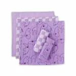 HEONI Baby Muslin Washcloths Soft Newborn Baby Face Towel for Sensitive Skin Pack of 5.