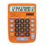 Bambalio 12 Digits Electronic Calculator | Model - BL-777 | 3 Years Warranty | Colour - Orange