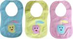 FAVISM Multicolour Pure Soft Cotton Bibs New Born Baby 0 to 36 Months - 20x0x16 cm (Pack of 3)