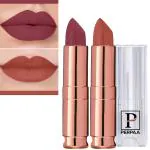 PERPAA Antique Velvet Stick Lipstick, Enreached with Jojoba Oil, Shea Butter & Vitamin E, Shade-Nude, Red Apple