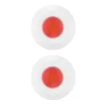 Fybros Red F Ring Led Spot Pop Lights For Home False Ceiling - 2 Watts, 2 Pc
