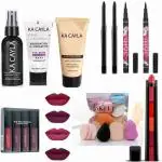 KA CAYLA Freshness makeup combo kit for perfect matte look Glamerous kit (Pack of 10)