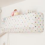 SELEMI Premium air Conditioner Cover for 1.5 & 2 ton Split ac,ac Cover,Folding Adjustable Elastic Stretchable ac Cover Water Proof for All Company Model (multidesign) (110 X 33 X 31 cm)