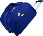 Shift Bags Blue Polyester Strolley Duffel Bag With Wheels 60 L