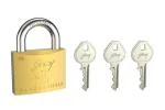 Godrej Locks Gold Brass Padlock Hardened Shackle
