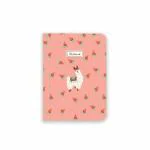 Happening Hippo Hard Bound Size A6 Pocket Diary, 50 Pages, 100 GSM, Handy Pocket Notebook, Office & Personal Daily Planner, Hand Illustrations, Soft Cover, Digitally Printed - Lama -Pack of 1