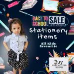 PRIME DEALS Frozen Stationary Kit For Girls Pencil Pen Book Eraser Sharpener - Birthday Gift, Kid, Multicolour