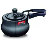 Prestige Black Aluminium Svachh Nakshatra Plus Hard Anodised Inner Lid Pressure Handi - 3 L