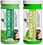 Park Daniel Pure And Natural Tulsi Powder And Heena Leaf Powder, 100 G Each (Combo Of 2) |Hair Care|Dandruff Control hair Powder|Healthy Strong Hair Mask