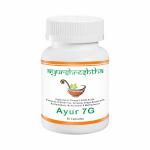 Ayurshreshtha Ayur 7G Omega 3 Fatty Acids, Green Tea, Ginseng, Multivitamin (60 caps)
