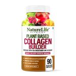 Nature Life Nutrition Plant Based Collagen Builder Capsules | 90 Veg |Enriched with Sesbania, Sea Buckthorn, Acerola Cherry, Acai Berry | For Men & Women
