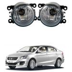 Feelitson White Car Oem Halogen Fog Lamp Light Assembly For Ciaz (Pack Of 2)
