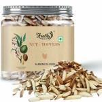 Healthy Feast Nut Toppers Natural Almond Slivers, Slivered Almonds For Cake, Sweets, 200g