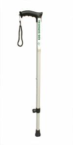 Kds Surgical 1 leg Grey Dori Height Adjustable Walking Stick