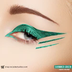 Recode 13-Shimmer Green Eyeliner Matte Finish - 5Ml