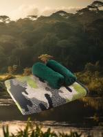 REGENCY EXPORTS PVT.LTD Commando Towels 100% Cotton 525 GSM Set of 3 Fauna Green