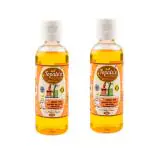 TOPALE'S Premium Wooden cold Pressed Flaxseed Oil 100ml pack of 2