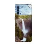 GADGETSWRAP Printed Vinyl Skin Sticker for Oppo Reno 4 - Waterfall Landscape De