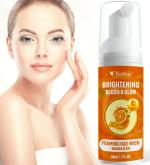 KURAIY PURE STRAWBERRY Moisturizing Massage Cleansing Foam Moisturizing Gentle Care Deap Clean Facial Cleanser