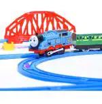 Visionary Multicolor Plastic Toy Train Emits Real Smoke Light Sound Track Set Battery Operated Choo Choo Train