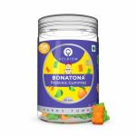 Velbiom Bonatona Probiotic Gummies|For effective digestion Easy bowel movement & Lasting Immunity|Clinically proven & US FDA approved|Orange & Kaccha mango flavor|For kids & adults
