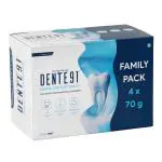 Dente91 Toothpaste Strengthen Enamel, Repair Cavities,Free from SLS, Fluoride, Paraben 70g Pack of 4