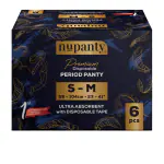 Nupanty Premium Ultra Absorbent Disposable Period Panty (S-M) 6 Pieces