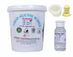 SILOCZEST Lsr2 Liquid Silicone Rubber For Resin Art Craft, Pop & Clay Mould Making Applications (Lsr2 Fast-1Kg), White