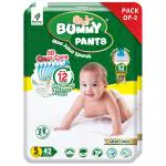 bummy pants Premium Fresh Baby Diaper Pants S Small for Baby upto 4 to 8 kgs - S