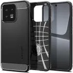 Spigen Rugged Armor Back Cover Case Compatible with Xiaomi 13 (TPU | Matte Black)