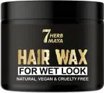 7Herbmaya Non-Greasy Hair Wax for Strong, Shiny and Wet Look Man 50 g