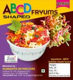 Pmw - Grade A Quality - Multi Coloured Alphabet Snacks - Multi Coloured Fryums - Raw - Vadiyalu - 500 Grams - Free 15 Gram Fryums Masala Powder