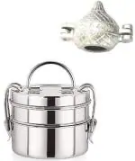 Urban Buy Aluminium Modak And Lunch Box Kitchen Tool Set Pack of 2