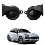 Oshotto 12V (K8001) Car Horn - Trumpet Sound 2Pc Set (Low + High) compatible with Porsche Cayenne